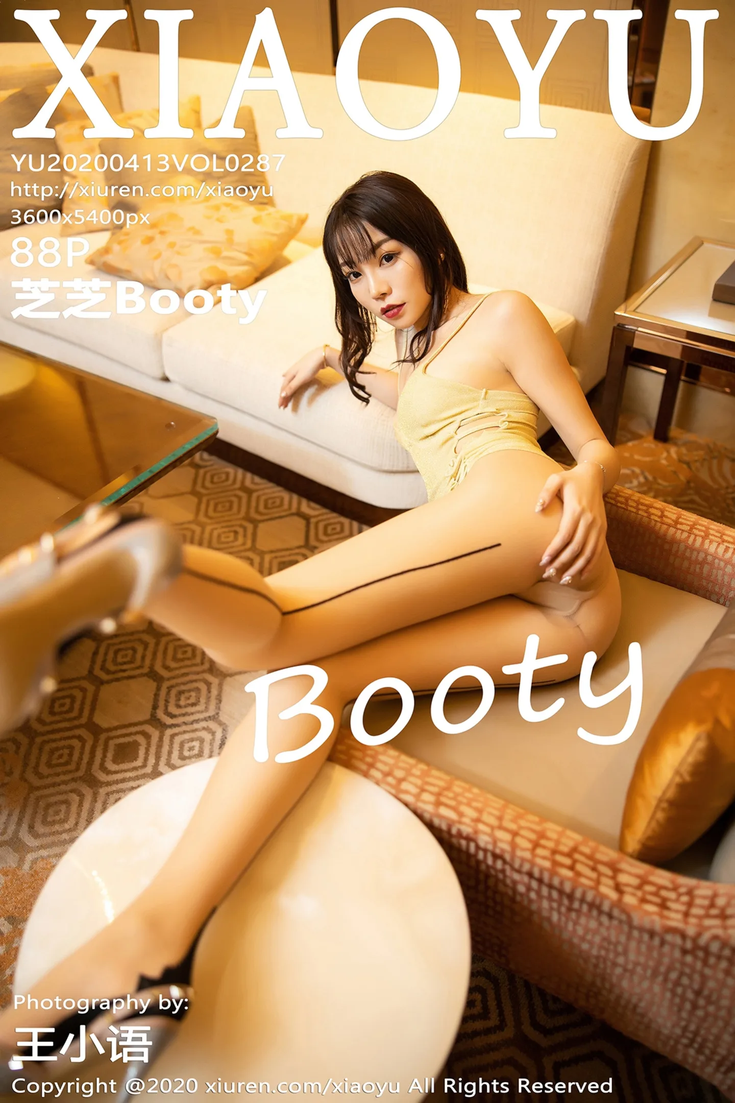 [XiaoYu画语界]Vol.287_女神芝芝Booty澳门心愿旅拍典雅吊裙配无内肉丝撩人诱惑写真87P-秀人网 - XiuRen.Pro
